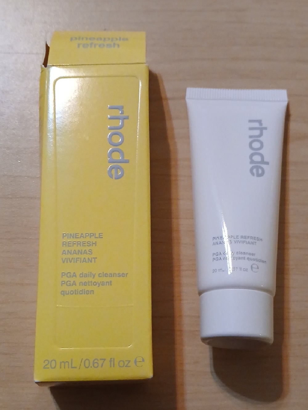 RHODE Pineapple Refresh Cleanser — 20ml Travel Size